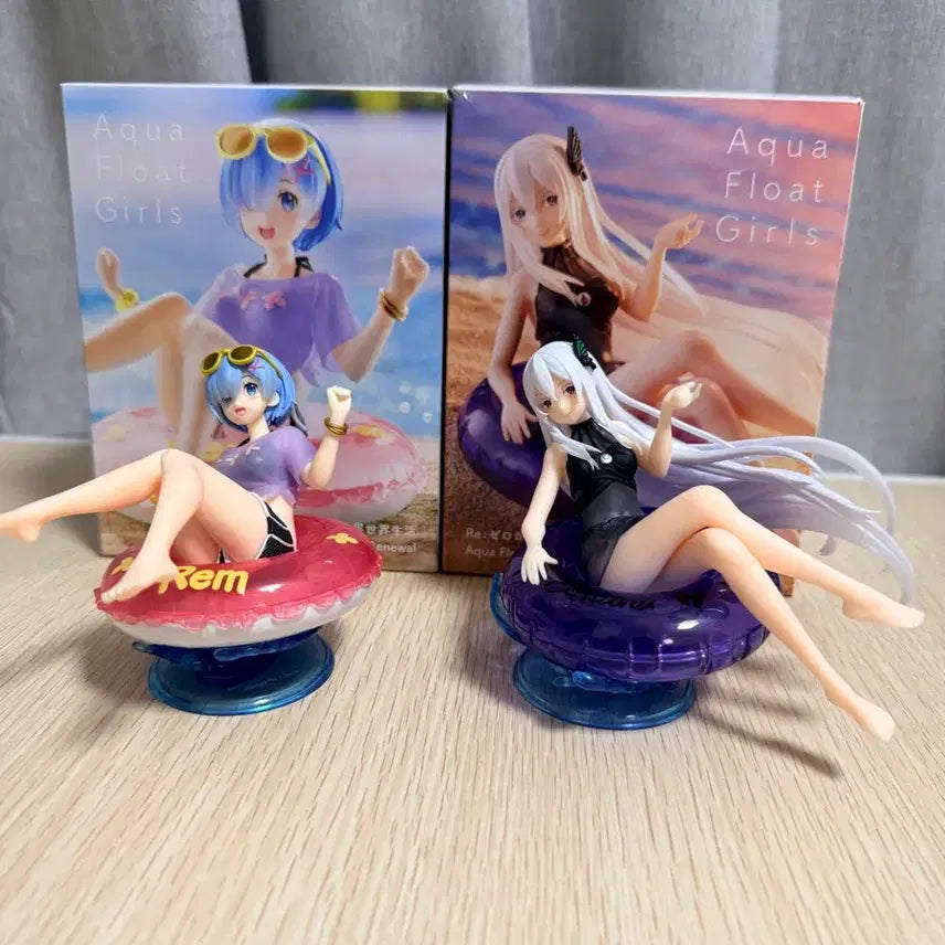 [BUNJANG] Re:Zero Aqua Float Rem, Echidna Figure / 리제로 아쿠아 플로트 렘, 에키드나