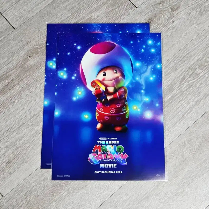 [BUNJANG] Super Mario Galaxy Dolby Cinema Poster A3 / 슈퍼마리오 갤럭시 돌비시네마 포스터 A3 돌비포스터 Dolby