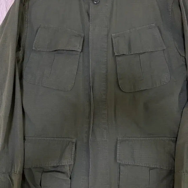[BUNJANG] Polo Ralph Lauren Ripstop Overshirt Jungle Fatigue S / 폴로 립스탑 오버셔츠 정글퍼티그 S
