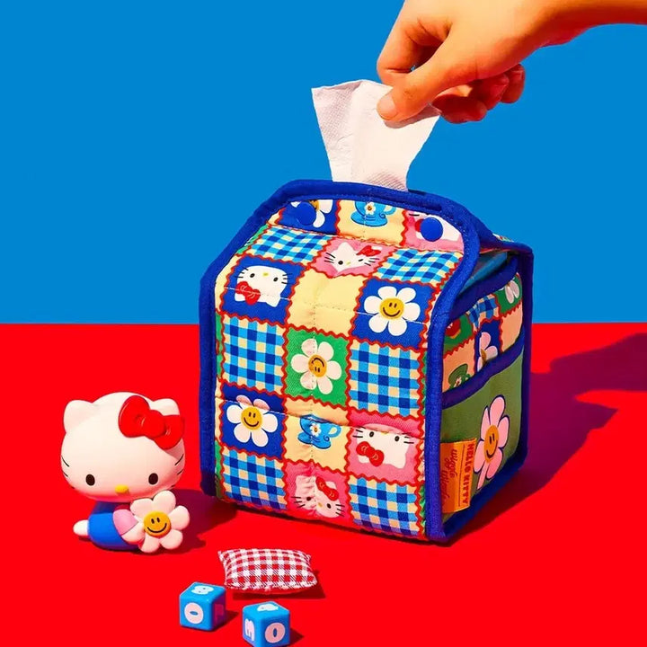 [BUNJANG] Wiggle Wiggle Hello Kitty Collaboration Mini Tissue Cover / 현물 위글위글 헬로키티 키티 콜라보 미니 티슈 커버 미개봉새상품