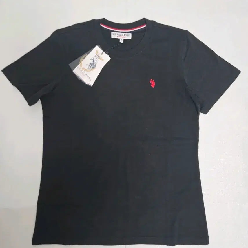 [BUNJANG] U.S. Polo Assn. Black Short Sleeve T-Shirt - Medium (New) / U.S.폴로 어씬 블랙 반팔 티셔츠 M 새상품