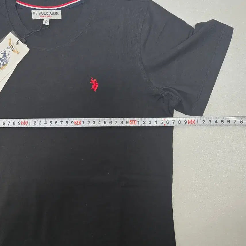 [BUNJANG] U.S. Polo Assn. Black Short Sleeve T-Shirt - Medium (New) / U.S.폴로 어씬 블랙 반팔 티셔츠 M 새상품