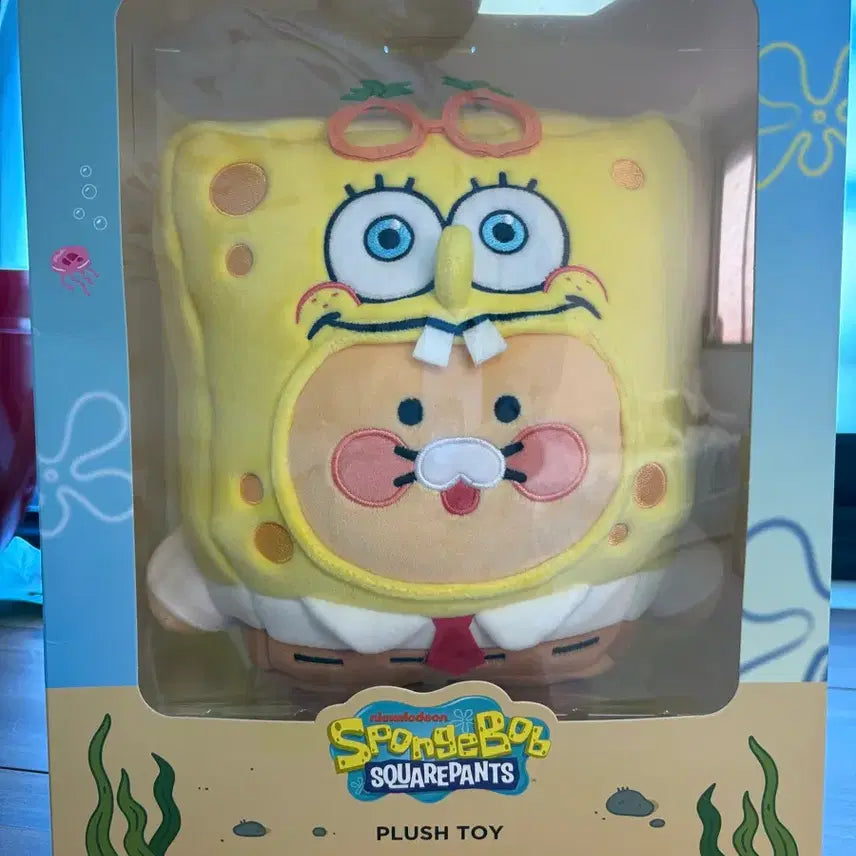 [BUNJANG] Spongebob x Chunsik Collaboration Plush Doll / 스폰지밥 카카오프렌즈 춘식이 콜라보 인형