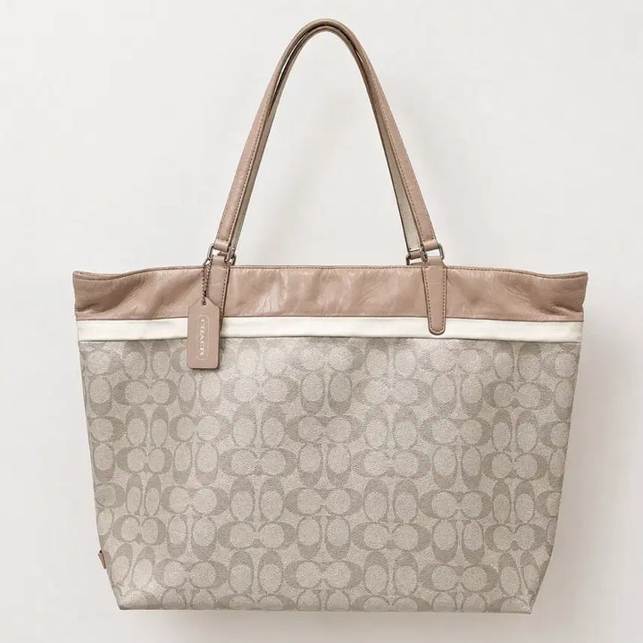 [BUNJANG] Coach Signature Leather Shoulder Bag / 정품 코치 시그니처 가죽 숄더백 품질보증서 있음
