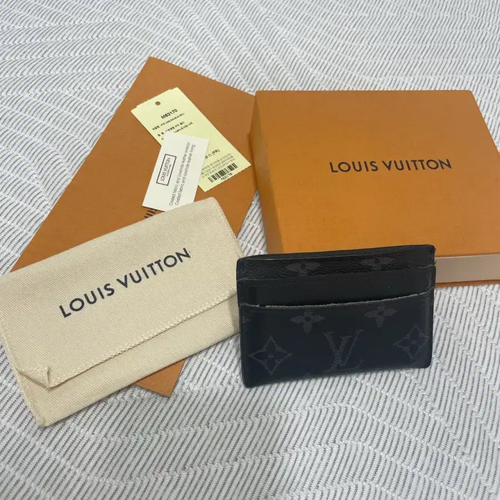 [BUNJANG] Louis Vuitton Double Card Holder Monogram Eclipse / 루이비통 더블 카드 홀더 모노그램 이클립스