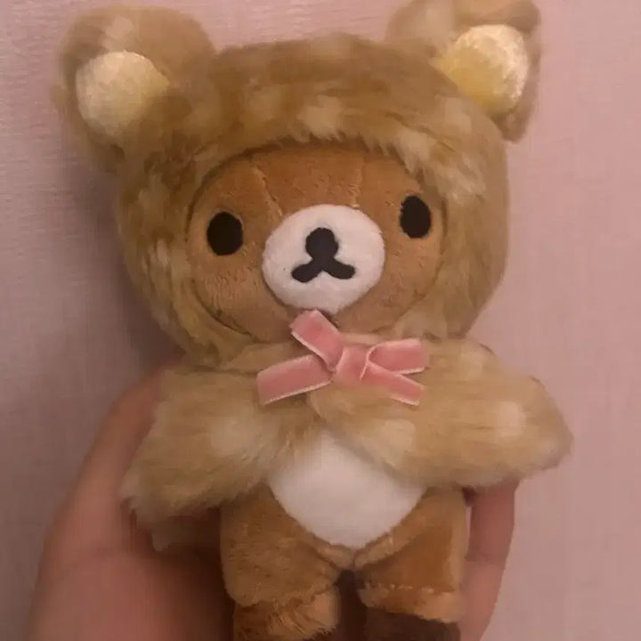 [BUNJANG] Rilakkuma Deer Mascot Keychain Plush / 리락쿠마 사슴 인형 마스코트 키링
