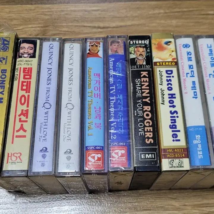 [BUNJANG] Pop Cassette Tapes (Set of 10) / 택포) 팝송 카세트테이프 10개