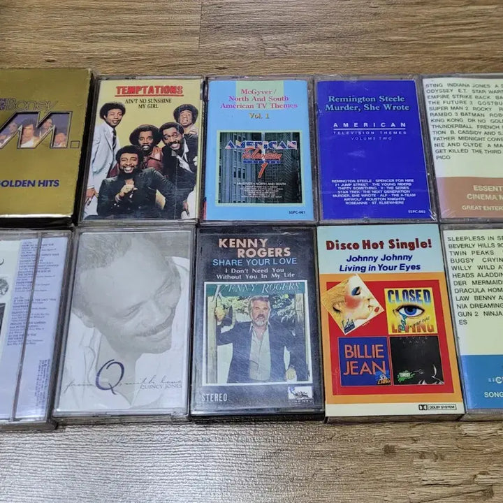 [BUNJANG] Pop Cassette Tapes (Set of 10) / 택포) 팝송 카세트테이프 10개