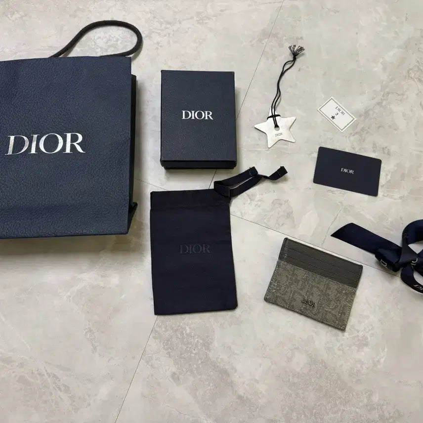 [BUNJANG] Dior Ruthenium Card Holder / 디올 루테늄 카드지갑