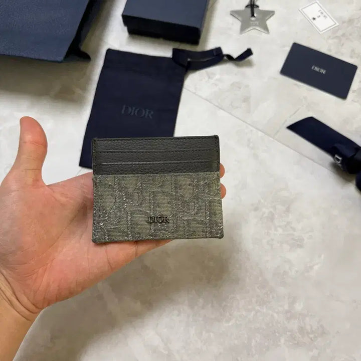 [BUNJANG] Dior Ruthenium Card Holder / 디올 루테늄 카드지갑