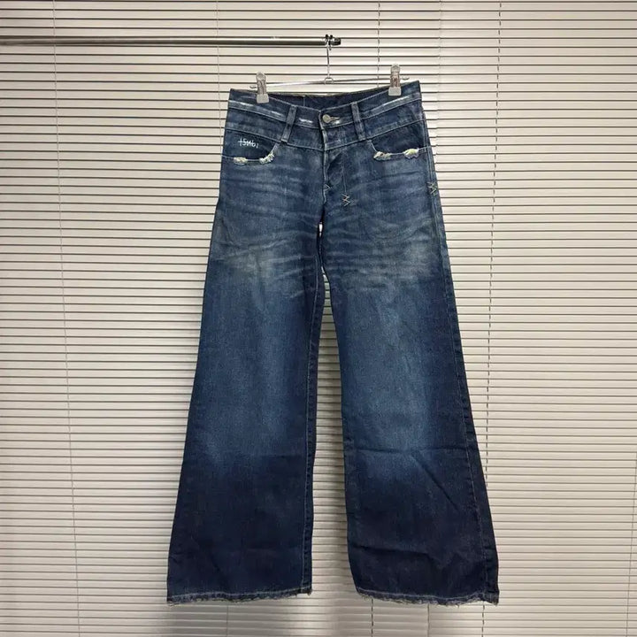 [BUNJANG] Ksubi Vintage Indigo Wide Leg Pants / ksubi 빈티지 인디고 와이드 레그 팬츠