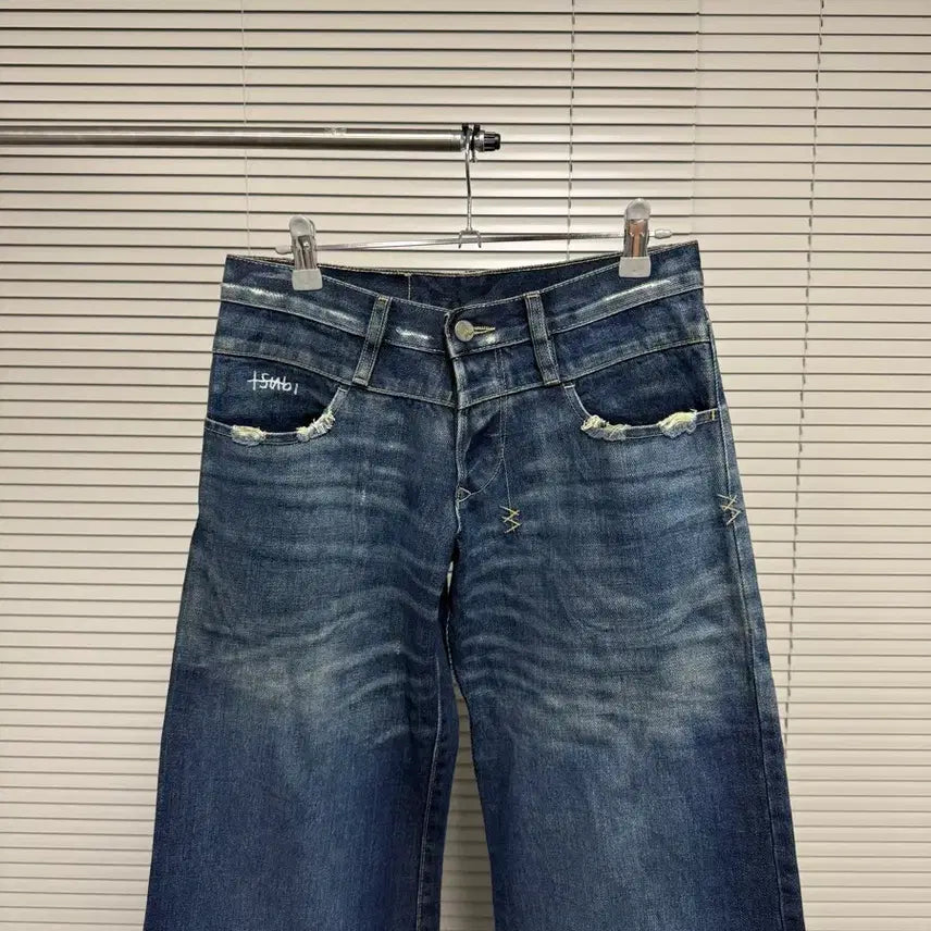 [BUNJANG] Ksubi Vintage Indigo Wide Leg Pants / ksubi 빈티지 인디고 와이드 레그 팬츠