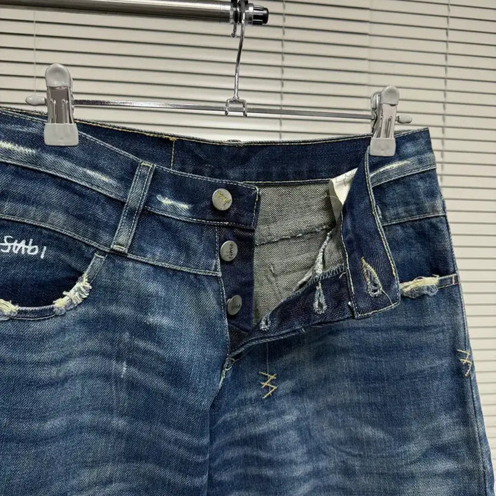 [BUNJANG] Ksubi Vintage Indigo Wide Leg Pants / ksubi 빈티지 인디고 와이드 레그 팬츠