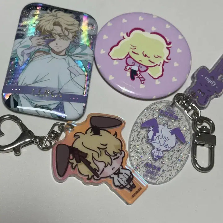 [BUNJANG] A-STAY Luca Can Badge Acrylic Keyring Bundle Set / 에이스테 루카 캔뱃지 아크릴 키링 일괄