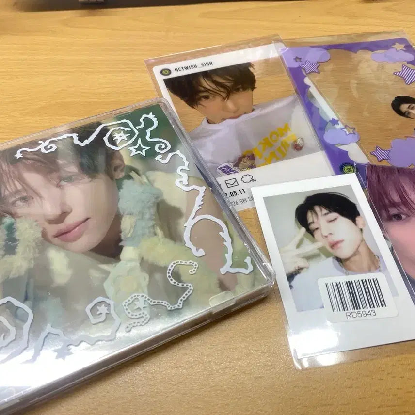 [BUNJANG] NCT WISH Sion Bundle Set Fanclub Special POB, KMS, Weverse Unboxing Photocard / (미개봉) 엔시티위시 시온 일괄 팬클럽특전,kms,위버스언박싱
