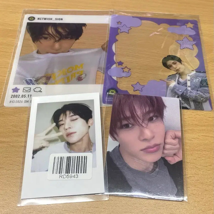 [BUNJANG] NCT WISH Sion Bundle Set Fanclub Special POB, KMS, Weverse Unboxing Photocard / (미개봉) 엔시티위시 시온 일괄 팬클럽특전,kms,위버스언박싱