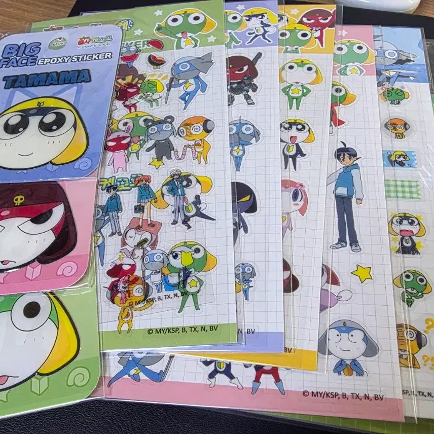 [BUNJANG] Keroro Sticker Collection Season 1 Full Set / 케로로 띠부씰 시즌1 전종