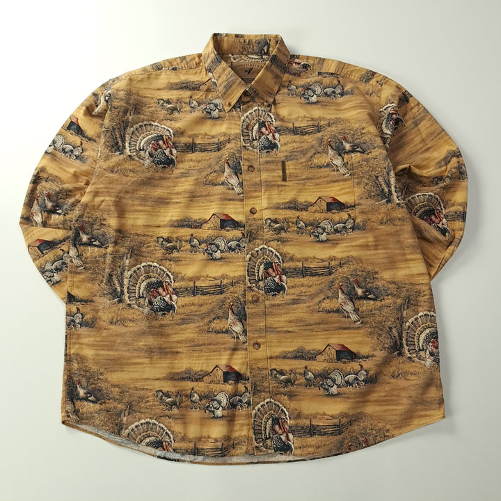 [BUNJANG] The North River 90s Korean Edition Hunting Shirt / CK661 XL 노스리버 90s 한국판 빈티지 터키 헌팅 셔츠 남방