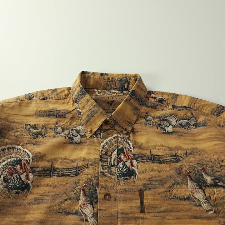 [BUNJANG] The North River 90s Korean Edition Hunting Shirt / CK661 XL 노스리버 90s 한국판 빈티지 터키 헌팅 셔츠 남방