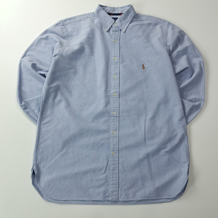 [BUNJANG] Polo Ralph Lauren 00s Classic Blue Multi-Pony Oxford Long Tall Fit Shirt / CK664 LT 폴로 00s 클래식블루 멀티포니 셔츠 남방