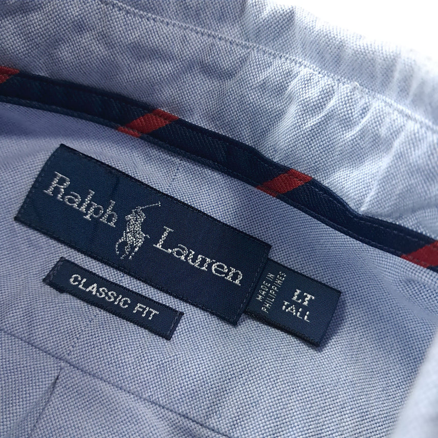 [BUNJANG] Polo Ralph Lauren 00s Classic Blue Multi-Pony Oxford Long Tall Fit Shirt / CK664 LT 폴로 00s 클래식블루 멀티포니 셔츠 남방