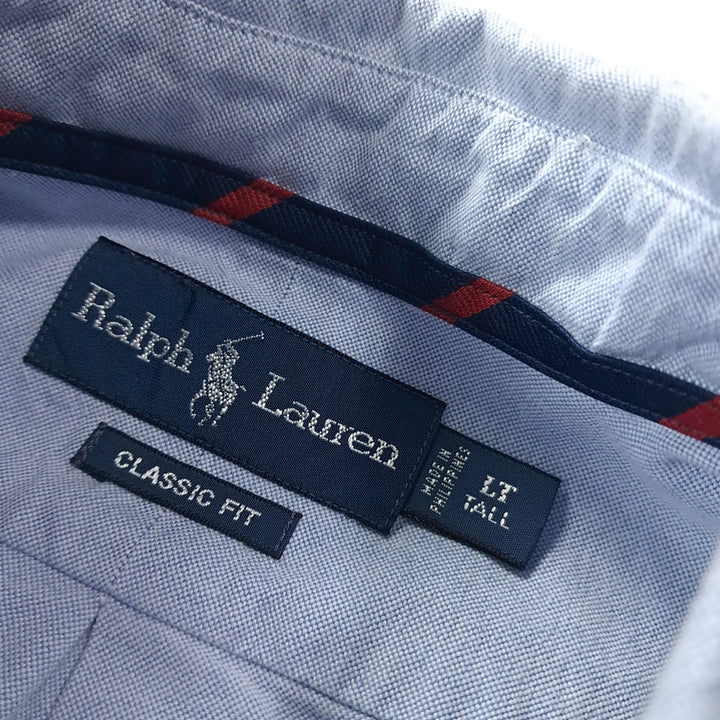 [BUNJANG] Polo Ralph Lauren 00s Classic Blue Multi-Pony Oxford Long Tall Fit Shirt / CK664 LT 폴로 00s 클래식블루 멀티포니 셔츠 남방
