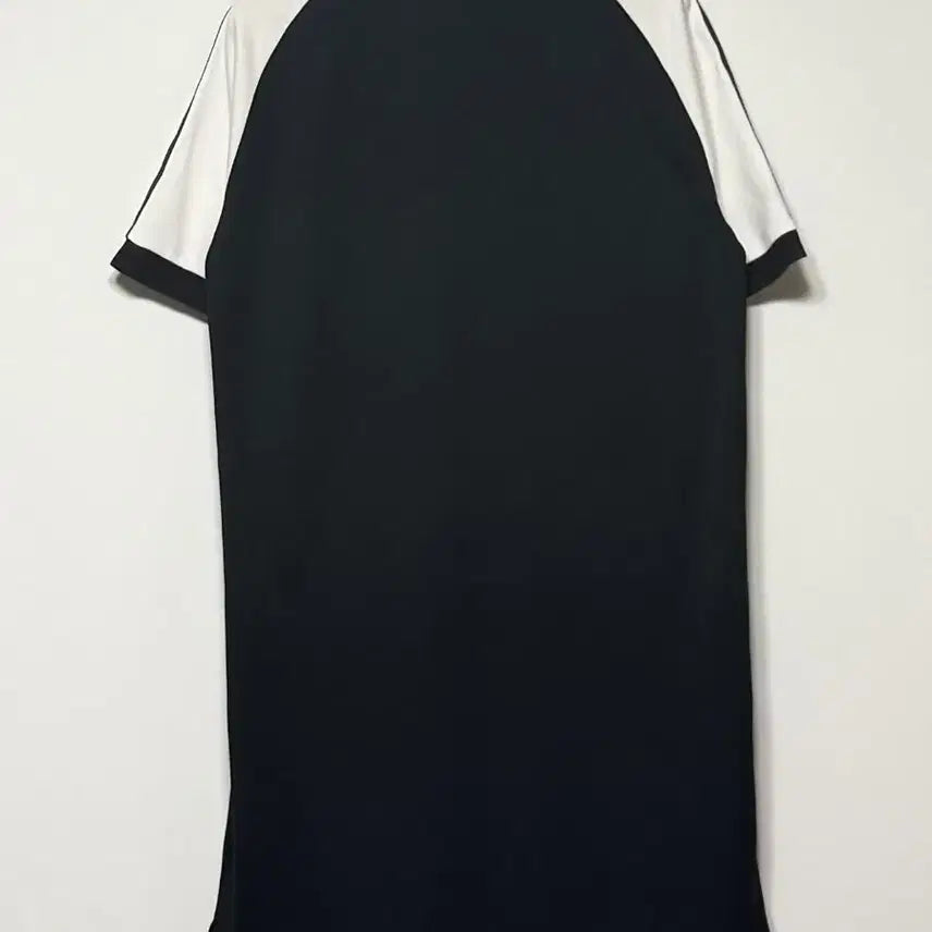 [BUNJANG] Adidas Three-Stripes Long Sleeve T-Shirt Dress Black / 아디다스 삼선 반팔 롱 원피스 블랙