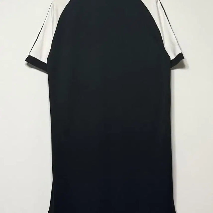 [BUNJANG] Adidas Three-Stripes Long Sleeve T-Shirt Dress Black / 아디다스 삼선 반팔 롱 원피스 블랙
