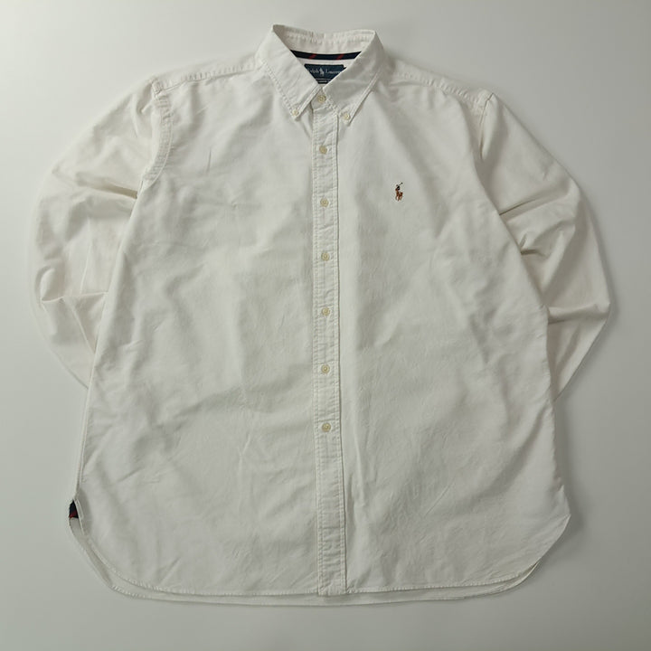 [BUNJANG] Polo Ralph Lauren Multi-Pony Oxford Shirt XXL / CK666 2XL 폴로 멀티포니 화이트 셔츠 남방