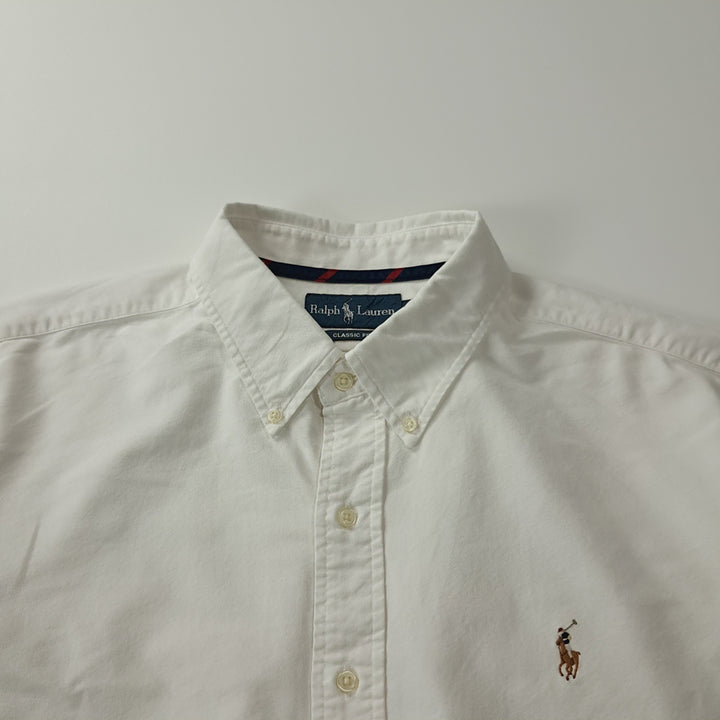[BUNJANG] Polo Ralph Lauren Multi-Pony Oxford Shirt XXL / CK666 2XL 폴로 멀티포니 화이트 셔츠 남방