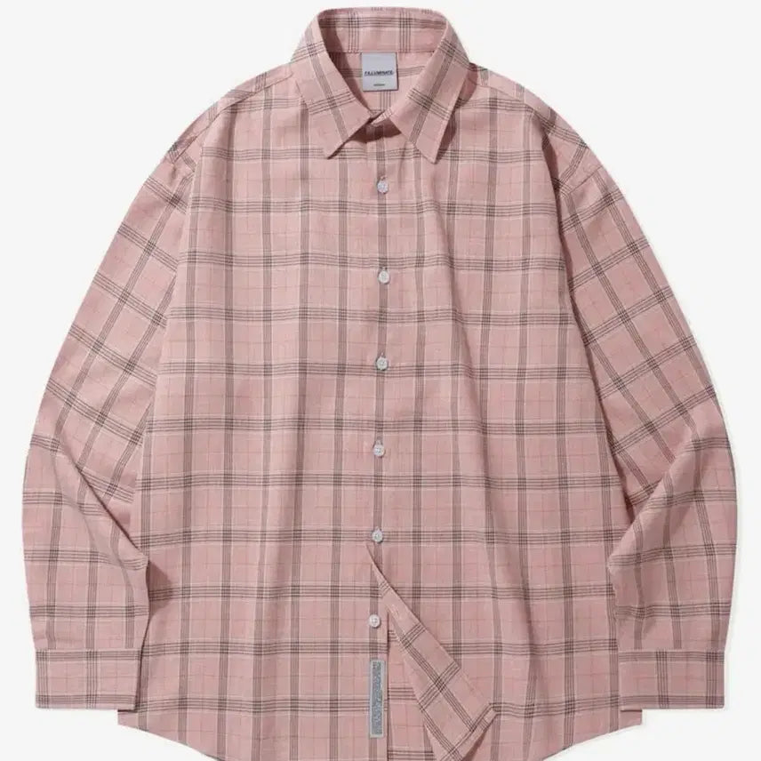 [BUNJANG] Filuminate Rhombus Tartan Check Shirt - Pink / 필루미네이트 롬버스 타탄 체크 셔츠-핑크 남여공용