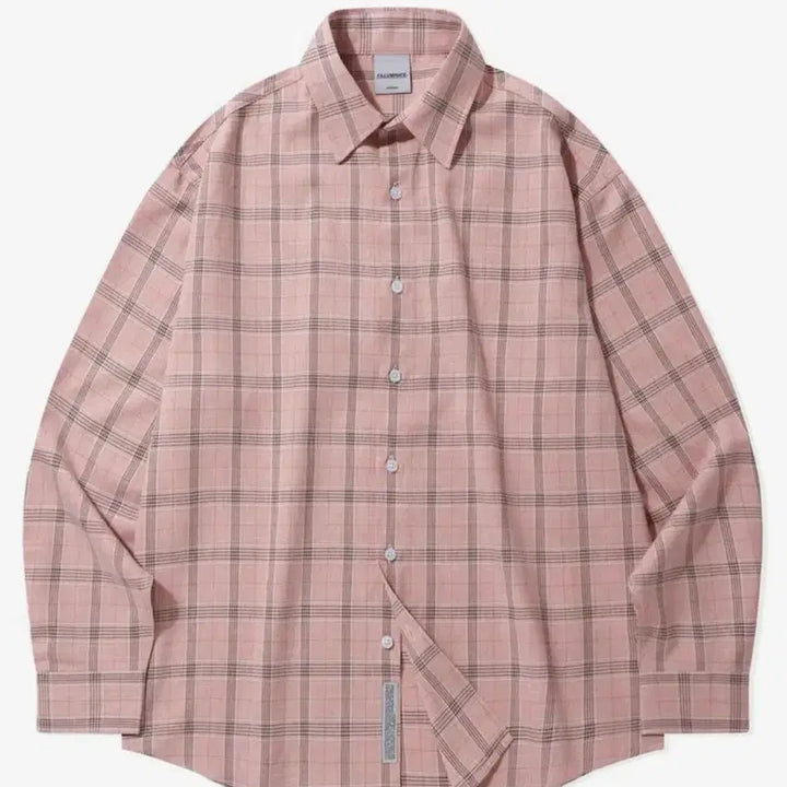 [BUNJANG] Filuminate Rhombus Tartan Check Shirt - Pink / 필루미네이트 롬버스 타탄 체크 셔츠-핑크 남여공용