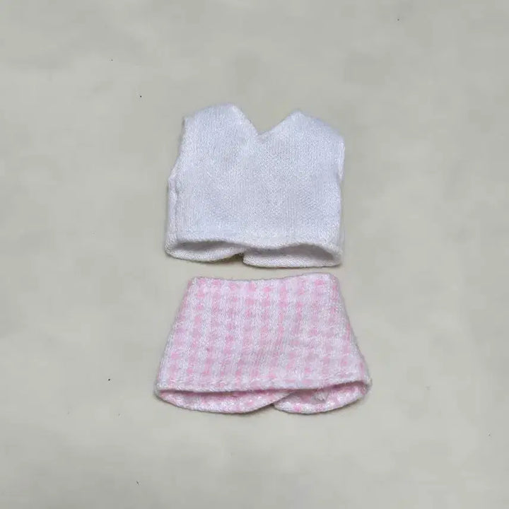 [BUNJANG] Classic Dress-Up Kitty Doll Outfit Two-Piece Set with Shoes / 고전드레스업키티 고전드업키 키티 인형 옷 투피스 신발 세트