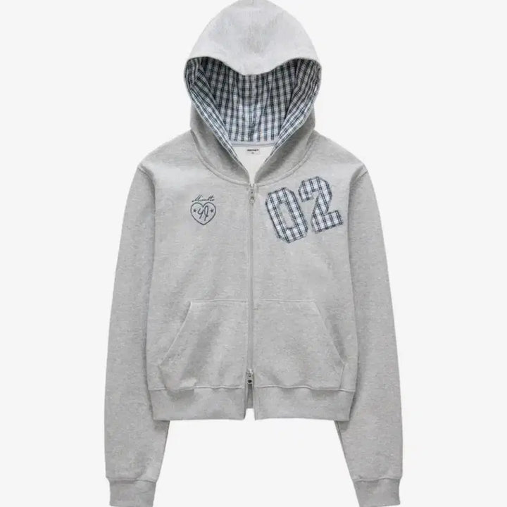[BUNJANG] The Open Wardrobe x Yoojeong Patchwork Hoodie Zip-up / 밈더워드로브 유정 유스 패치워크 후드집업