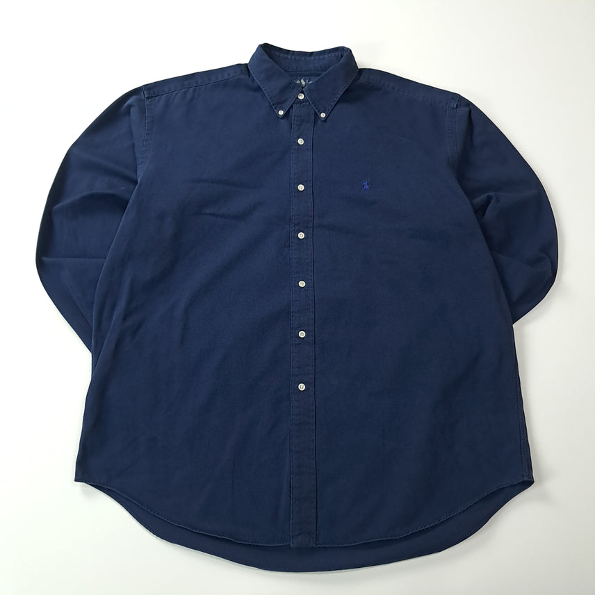[BUNJANG] Polo Ralph Lauren 90s Blake Deep Navy Shirt XL / CK674 XL 폴로 90s 블레이크 딥네이비 셔츠 남방