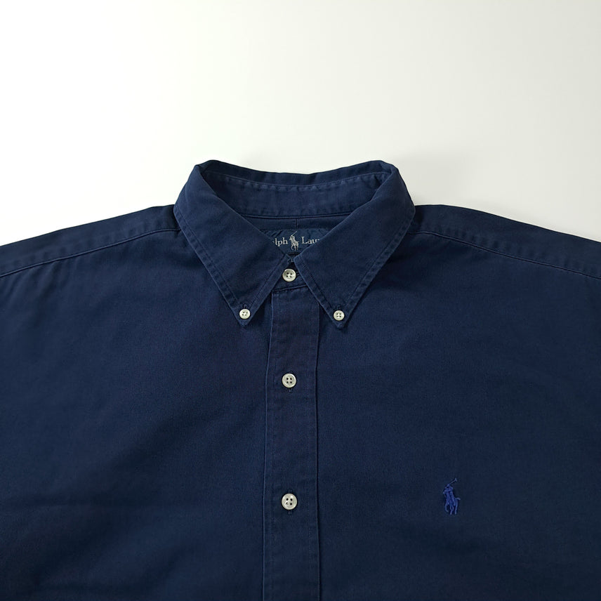 [BUNJANG] Polo Ralph Lauren 90s Blake Deep Navy Shirt XL / CK674 XL 폴로 90s 블레이크 딥네이비 셔츠 남방