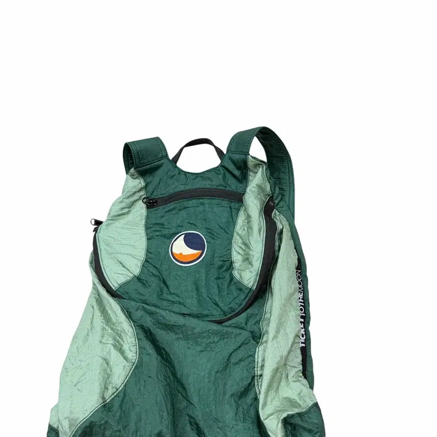 [BUNJANG] Ticket to the Moon Mini Backpack Two-tone Green 15L / 티켓투더문 미니 백팩 투톤 그린 가방 15L