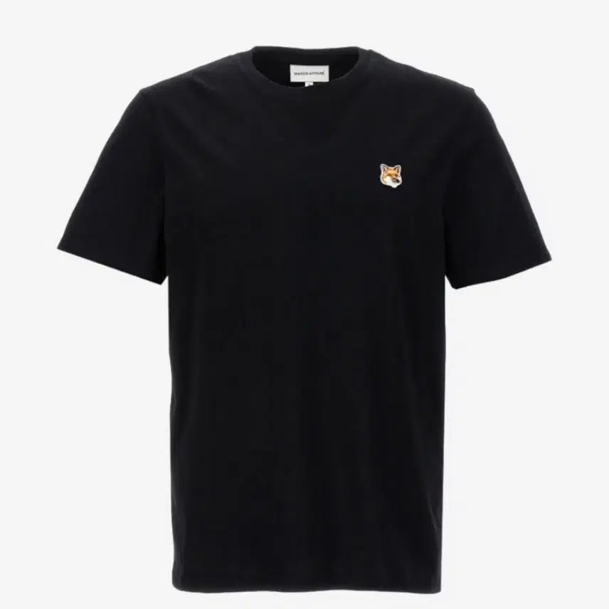 [BUNJANG] Maison Kitsuné Fox Head Short Sleeve T-Shirt (Black/White) / 정품/무료배송) 메종키츠네 폭스헤드 반팔 , 블랙 화이트