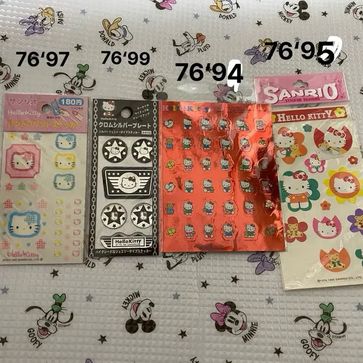 [BUNJANG] Hello Kitty Classic Sticker Set / 헬로키티 고전 스티커 세트