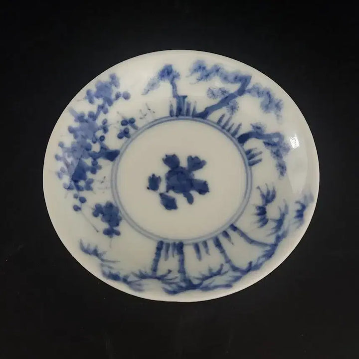 [BUNJANG] Chinese Celadon Small Table (Soban) / 고급 청화백자 소반 높이2.2cm폭10cm 중국도자기
