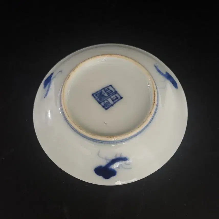 [BUNJANG] Chinese Celadon Small Table (Soban) / 고급 청화백자 소반 높이2.2cm폭10cm 중국도자기