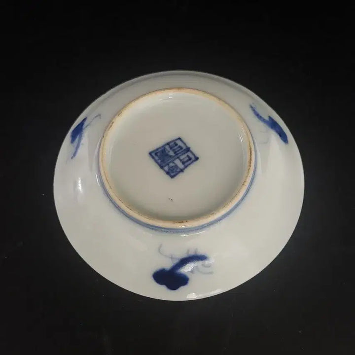 [BUNJANG] Chinese Celadon Small Table (Soban) / 고급 청화백자 소반 높이2.2cm폭10cm 중국도자기