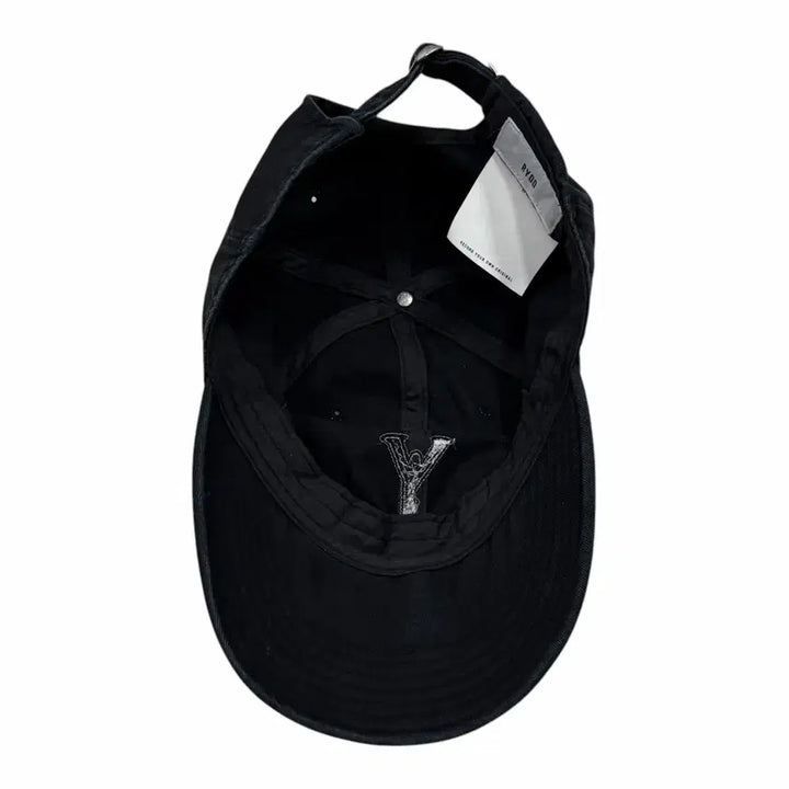 [BUNJANG] RYOO Black Ball Cap Hat / RYOO 알와이오오 볼캡 모자 블랙