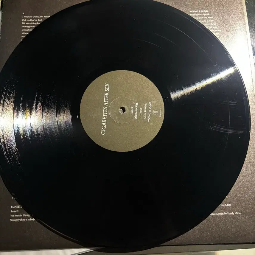 [BUNJANG] Cigarettes After Sex Open-Press Vinyl Record / 시가렛애프터섹스 LP 개봉반