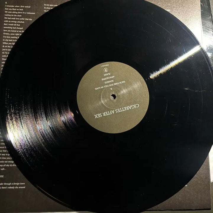 [BUNJANG] Cigarettes After Sex Open-Press Vinyl Record / 시가렛애프터섹스 LP 개봉반