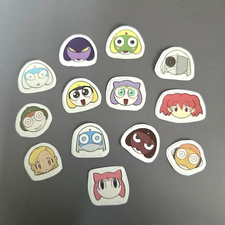 [BUNJANG] Keroro Acrylic Keychain (Kururu, Dororo, Tamama, Giroro, Keroro, Koyuki) / 케로로 아크릴 키링 쿠루루 도로로 타루루 가루루 기로로 한별이 레이서