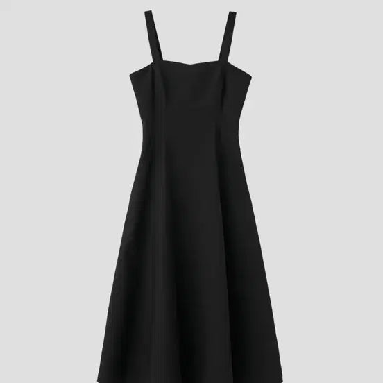 [BUNJANG] General Idea Bustier Flare Long Dress L / 새상품 제너럴아이디어 플레어 뷔스티에 롱 원피스 L