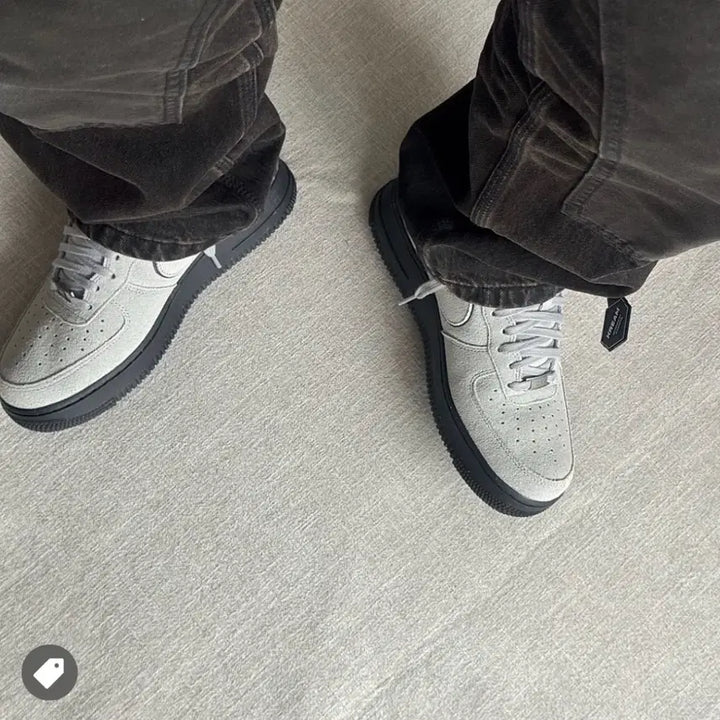 [BUNJANG] Nike Low Grey Blacksole Sneakers (250) / 이사 급처) 나이키 로우 그레이 블랙솔 250