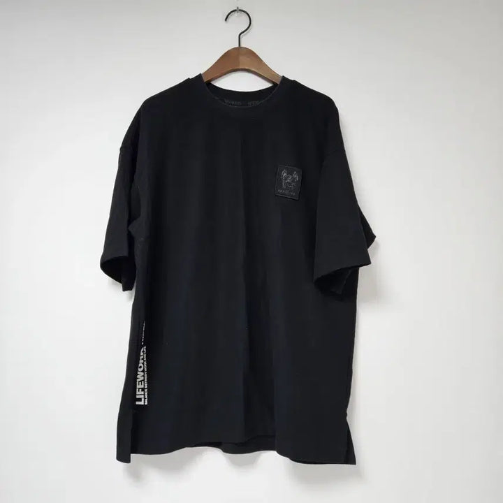 [BUNJANG] Life Work Black Short Sleeve T-Shirt M / 라이프워크 블랙 반팔 티셔츠