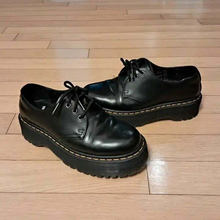 [BUNJANG] Dr. Martens 1461 Quad Polished Smooth Leather Boots 260mm / 닥터마틴 1461 쿼드 블랙 폴리시드 스무스 260mm